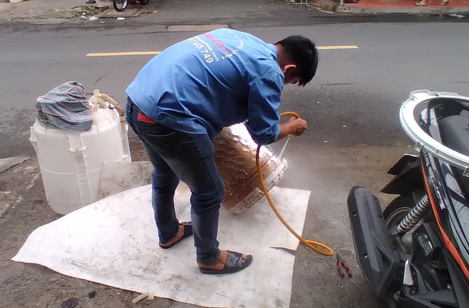Dịch vụ vệ sinh máy giặt